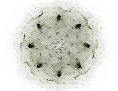 Konuyla ilgili soyut fraktal formlar grafik tasarım ve nükleer fizik bilim parçacıkların. Kutsal geometri futuristik