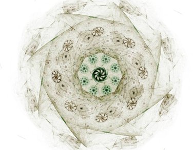 Konuyla ilgili soyut fraktal formlar grafik tasarım ve nükleer fizik bilim parçacıkların. Kutsal geometri futuristik