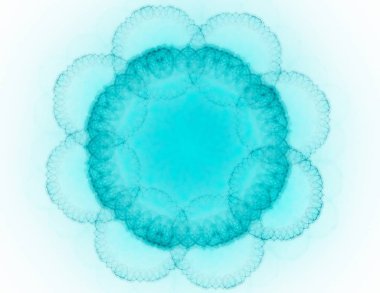 Konuyla ilgili soyut fraktal formlar grafik tasarım ve nükleer fizik bilim parçacıkların. Kutsal geometri futuristik