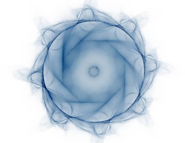 Konuyla ilgili soyut fraktal formlar grafik tasarım ve nükleer fizik bilim parçacıkların. Kutsal geometri futuristik