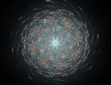 Uzay serisi geometrisini. C görsel olarak çekici zemin yaptı