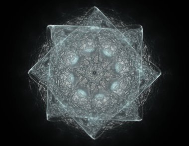 Uzay serisi geometrisini. Görsel olarak çekici zemin