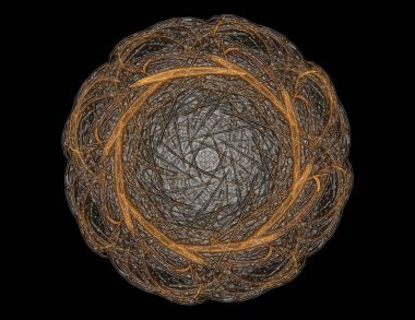 Uzay serisi geometrisini. Görsel olarak çekici zemin