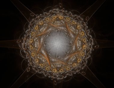 Uzay serisi geometrisini. Görsel olarak çekici zemin