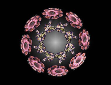 Uzay serisi geometrisini. C görsel olarak çekici zemin yaptı
