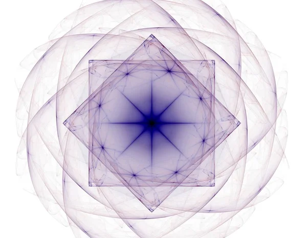 Konuyla ilgili soyut fraktal formlar grafik tasarım ve nükleer fizik bilim parçacıkların. Kutsal geometri futuristik