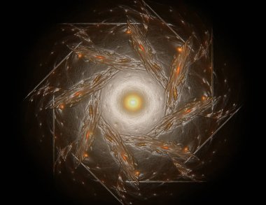 Uzay serisi geometrisini. C görsel olarak çekici zemin yaptı