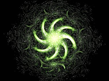 dantelli renkli clockwork desen, dijital fractal sanat tasarım