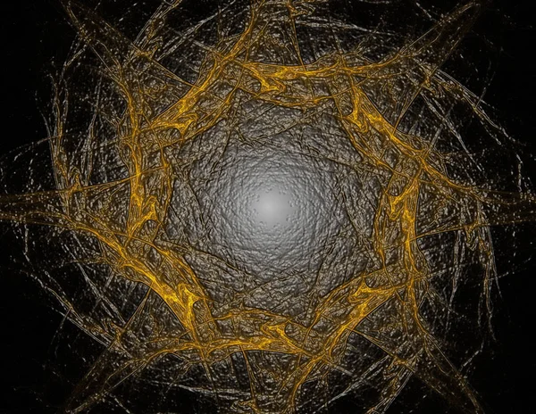 Anillos fractales coloridos, obras de arte digitales — Foto de Stock