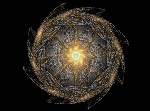 vitray çiçek veya kelebek, dijital fractal sanat tasarım