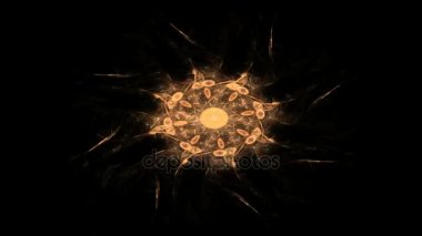 Geometrik Spiral aşağı düşüyor. Soyut renkli fraktal doku