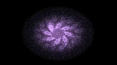 Geometrik Spiral aşağı düşüyor. Soyut renkli fraktal doku