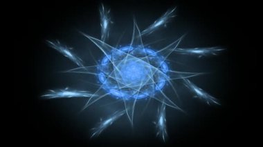 Geometrik Spiral aşağı düşüyor. Soyut renkli fraktal doku