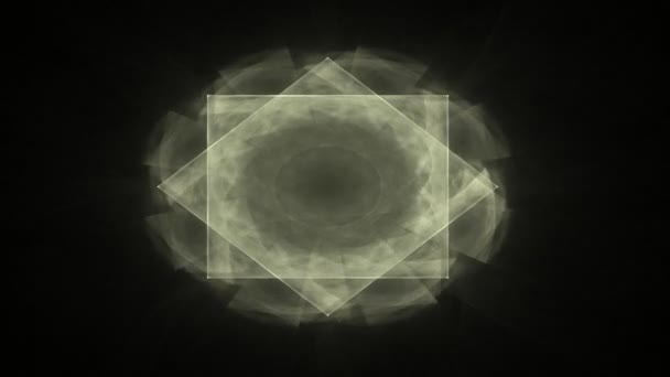 Arte fractal gerada por computador para design criativo, arte e entretenimento — Vídeo de Stock