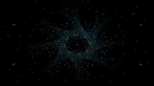 Arte fractal gerada por computador para design criativo, arte e entretenimento — Vídeo de Stock