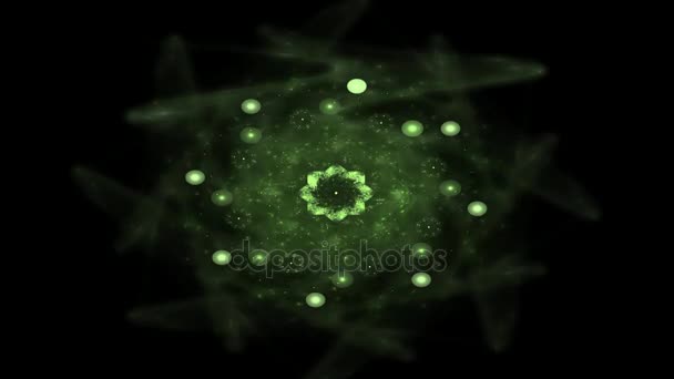 Spirale géométrique qui tombe en panne. Texture fractale colorée abstraite 