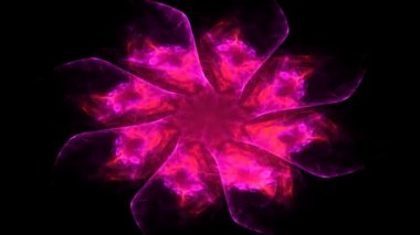 Bilim, teknoloji ve tasarım konularında fraktal radyal desen