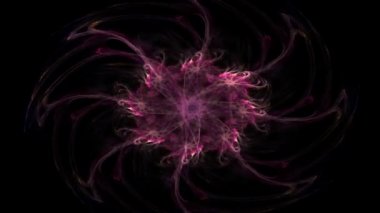 Bilim, teknoloji ve tasarım konularında fraktal radyal desen