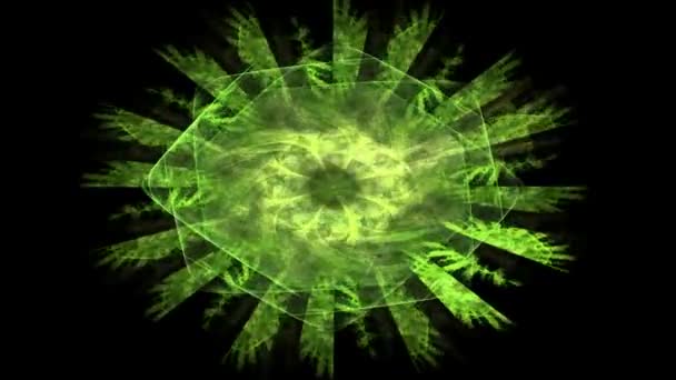 modèle radial fractal sur le sujet de la science, de la technologie et de la conception