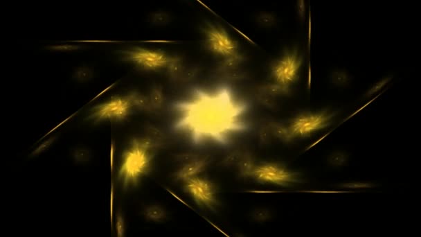 modèle radial fractal sur le sujet de la science, de la technologie et de la conception