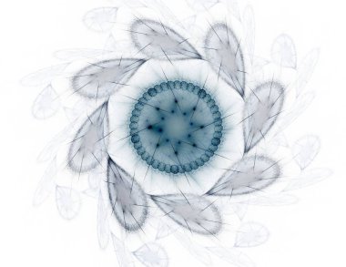 Uzay serisi geometrisini. Görsel olarak çekici zemin kavramsal Izgaralar eğrileri ve fraktal öğeleri öğesi olarak uygun yapılmış 