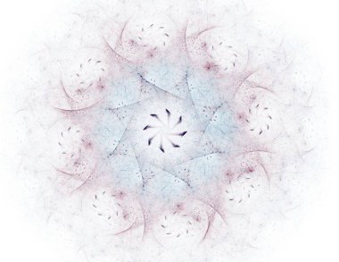 Konuyla ilgili soyut fraktal formlar grafik tasarım ve nükleer fizik bilim parçacıkların. Kutsal geometri futuristik