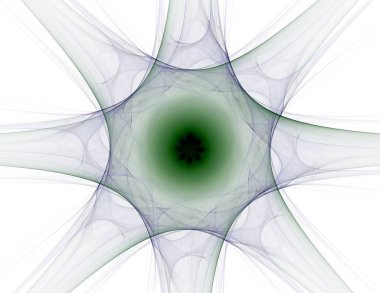 Konuyla ilgili soyut fraktal formlar grafik tasarım ve nükleer fizik bilim parçacıkların. Kutsal geometri futuristik