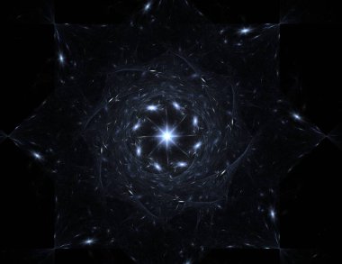 Uzay serisi geometrisini. Görsel olarak çekici zemin kavramsal Izgaralar eğrileri ve fraktal öğeleri öğesi olarak uygun yapılmış 