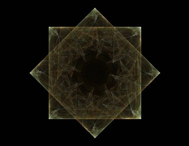 Uzay serisi geometrisini. Görsel olarak çekici zemin kavramsal Izgaralar eğrileri ve fraktal öğeleri öğesi olarak uygun yapılmış 