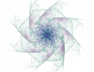 Dantelli renkli saat desen. Dijital fractal sanat tasarım. Kutsal semboller işaretler geometrisi soyut tasarım. 