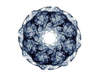 Uzay serisi geometrisini. Görsel olarak çekici zemin kavramsal Izgaralar eğrileri ve fraktal öğeleri öğesi olarak uygun yapılmış 