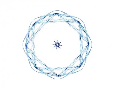 Dantelli renkli saat desen. Dijital fractal sanat tasarım. Kutsal semboller işaretler geometrisi soyut tasarım. 