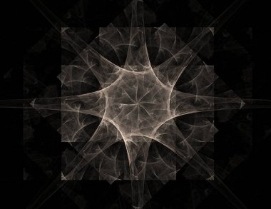 Dantelli renkli saat desen. Dijital fractal sanat tasarım. Kutsal semboller işaretler geometrisi soyut tasarım. 