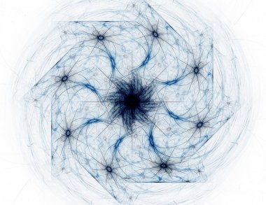 Dantelli renkli saat desen. Dijital fractal sanat tasarım. Kutsal semboller işaretler geometrisi soyut tasarım. 