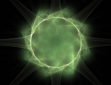 Uzay serisi geometrisini. Görsel olarak çekici zemin kavramsal Izgaralar eğrileri ve fraktal öğeleri öğesi olarak uygun yapılmış 