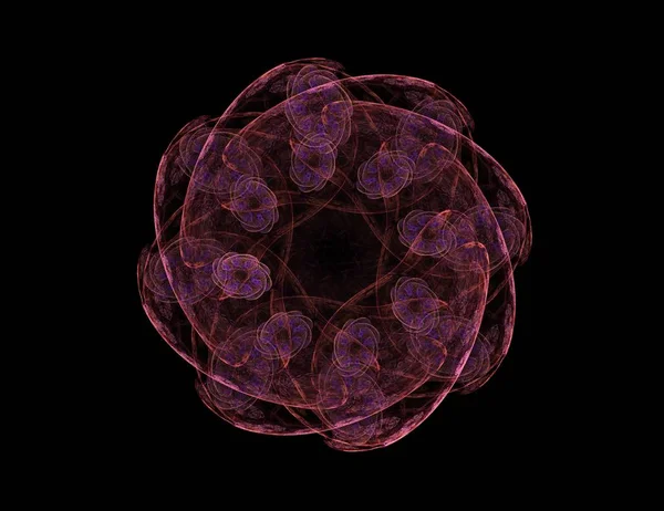 Dantelli renkli saat desen. Dijital fractal sanat tasarım. Kutsal semboller işaretler geometrisi soyut tasarım. 