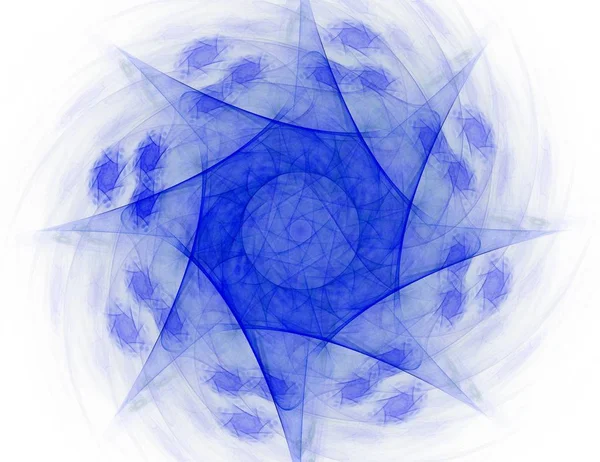 核物理学とグラフィック デザインのテーマに抽象的なフラクタル形態の粒子。神聖な幾何学未来 — ストック写真
