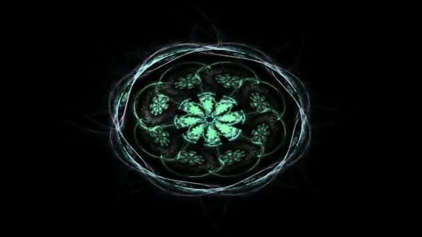 Abstrait fond doré fractal avec cercles croisés et ovales. Illustration de mouvement . 