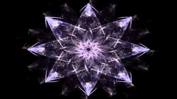 Image de fond fractale abstraite générée par ordinateur — Video