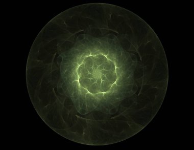 Uzay serisi geometrisini. Görsel olarak çekici zemin kavramsal Izgaralar eğrileri ve fraktal öğeleri öğesi olarak uygun yapılmış 