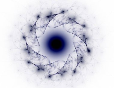 Uzay serisi geometrisini. Görsel olarak çekici zemin kavramsal Izgaralar eğrileri ve fraktal öğeleri öğesi olarak uygun yapılmış 