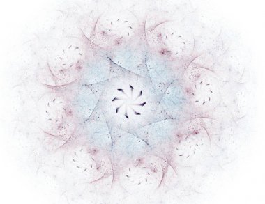 Konuyla ilgili soyut fraktal formlar grafik tasarım ve nükleer fizik bilim parçacıkların. Kutsal geometri futuristik