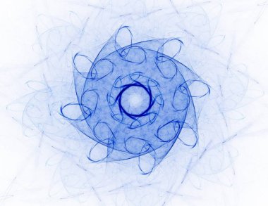 Uzay serisi geometrisini. Görsel olarak çekici zemin kavramsal Izgaralar eğrileri ve fraktal öğeleri öğesi olarak uygun yapılmış 