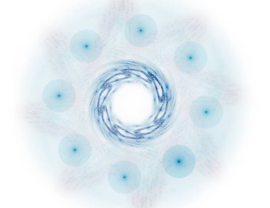 Dantelli renkli saat desen. Dijital fractal sanat tasarım. Kutsal semboller işaretler geometrisi soyut tasarım. 