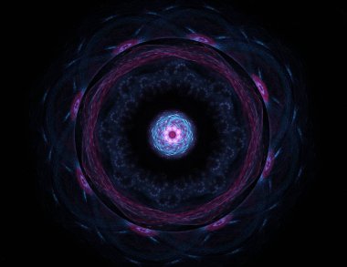 Uzay serisi geometrisini. Görsel olarak çekici zemin kavramsal Izgaralar eğrileri ve fraktal öğeleri öğesi olarak uygun yapılmış 