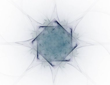 Konuyla ilgili soyut fraktal formlar grafik tasarım ve nükleer fizik bilim parçacıkların. Kutsal geometri futuristik