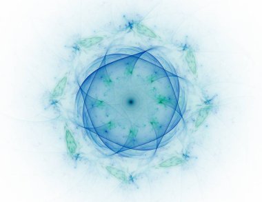 Uzay serisi geometrisini. Görsel olarak çekici zemin kavramsal Izgaralar eğrileri ve fraktal öğeleri öğesi olarak uygun yapılmış 