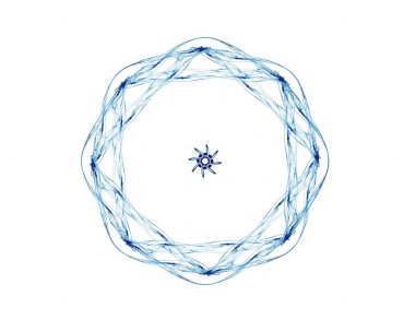 Dantelli renkli saat desen. Dijital fractal sanat tasarım. Kutsal semboller işaretler geometrisi soyut tasarım. 