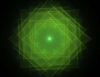 Uzay serisi geometrisini. Görsel olarak çekici zemin kavramsal Izgaralar eğrileri ve fraktal öğeleri öğesi olarak uygun yapılmış 