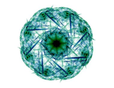 Uzay serisi geometrisini. Görsel olarak çekici zemin kavramsal Izgaralar eğrileri ve fraktal öğeleri öğesi olarak uygun yapılmış 